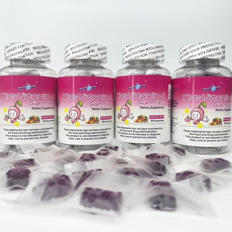 Biocaro Private Label OEM Sugar-free Children Immunity Supplement Vitamin C Gummy for Kids