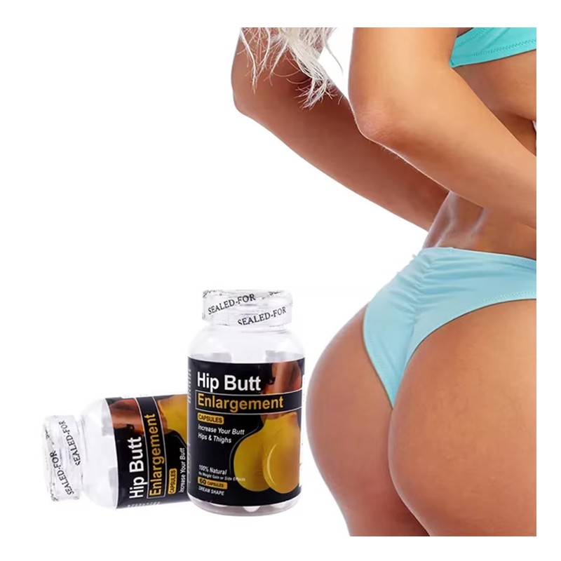 OEM Hip Butt Enlargement Capsules Private Label Vegan Butt Hips Enlargement Buttock Enhancement Vegan Hip Lifting 60 Capsules