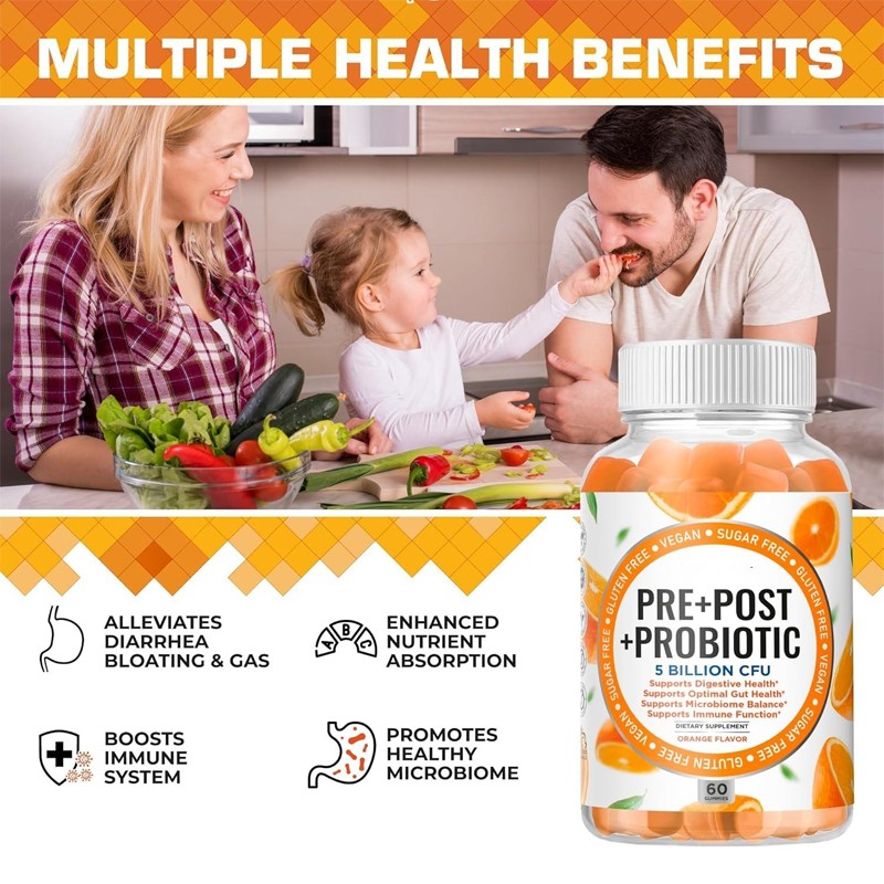 BIOCCHN Private Label Vitamins Supplement Vaginal Women Probiotic Gummy Probiotics Gummies