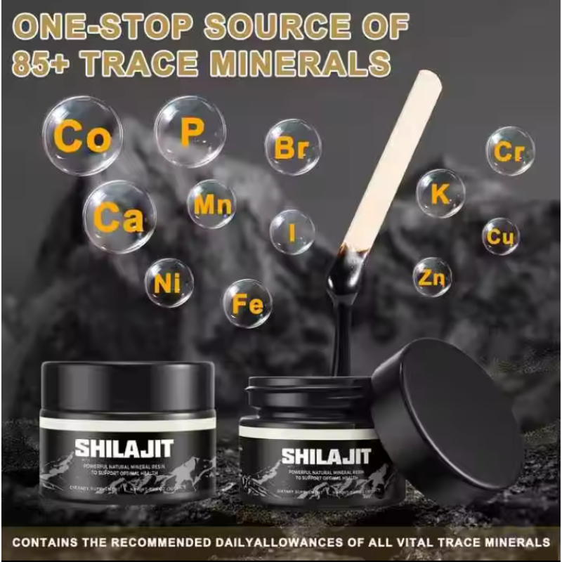 BIOCCHN Himalayan Shilajit Resin Pure With Fulvic Acid 85+ Trace Minerals Shilajit Resin Private Label