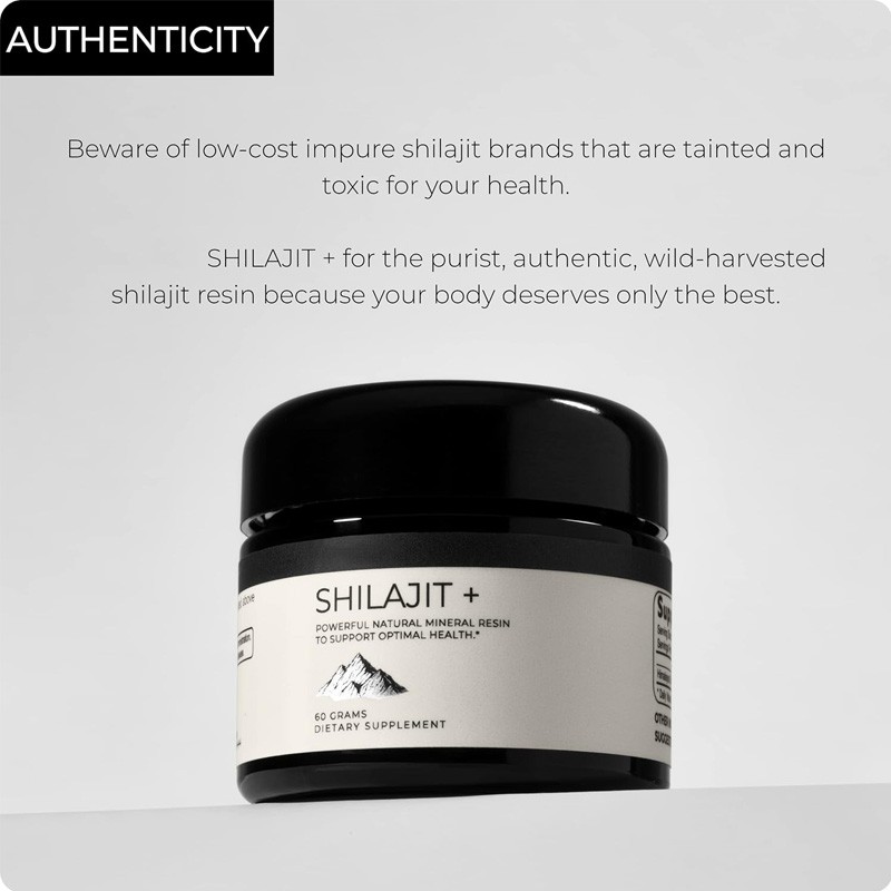 BIOCCHN Authentic Pure Himalayan Shilajit Resin Large Jar Natural Minerals&85% Fulvic Acids Dietary Supplement for Whole Body