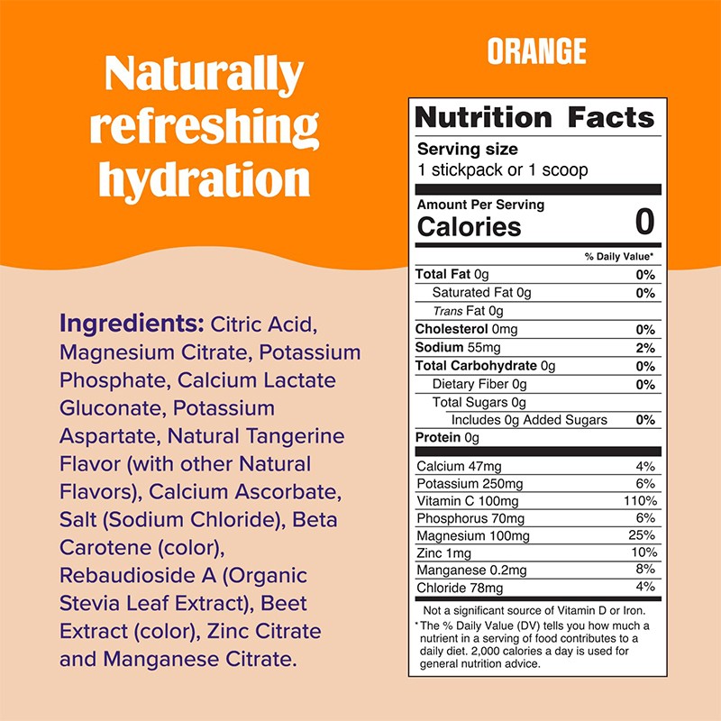 BIOCCHN Sports Supplement Private Label 0 Calories 0 Sugar Electrolytes Hydration Powder Packets Energy Drink Electrolyte Powder