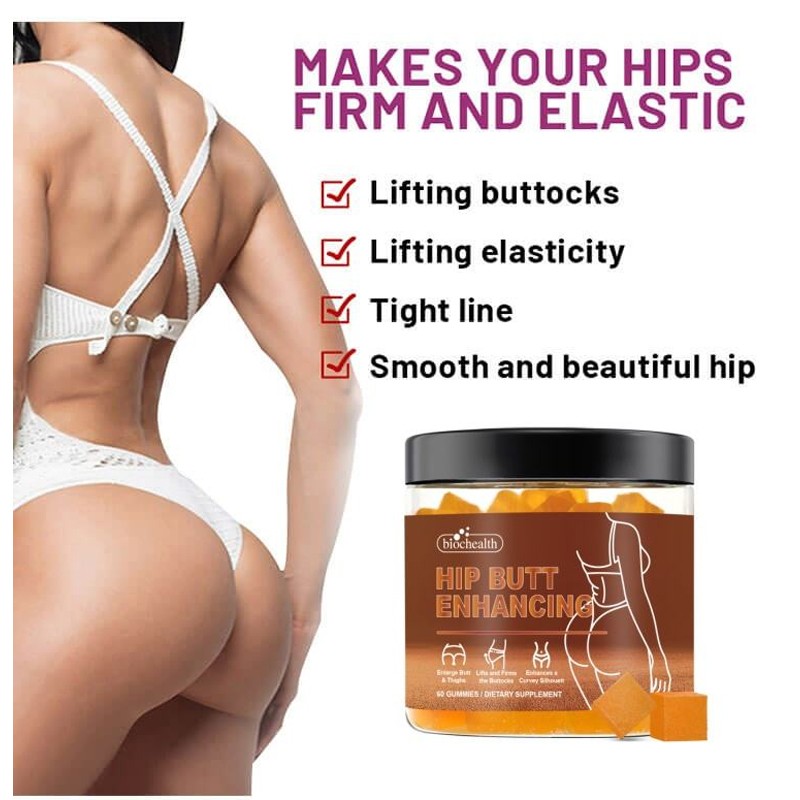 BIOCCHN OEM Private Label Hip and Butt Gummies Maca Bbg Gummy Big Hip Enlargment Candy Bbl Gummies Wholesales Price
