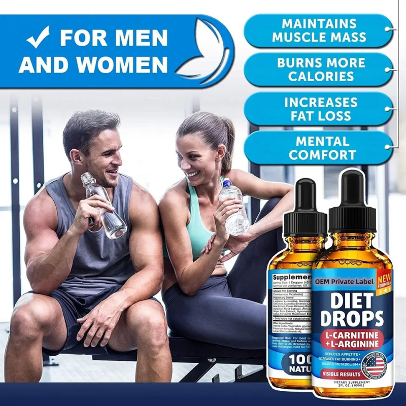 Biocaro Custom Private Label Fat-burner Supplements Slim Weightloss Oral Liquid Keto Diet Drops