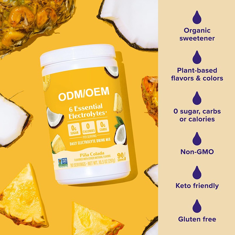 BIOCCHN Private Label Sachets Electrolyte Drink Powder Multiple Flavors Electrolytes Powder Electrolyte Powder