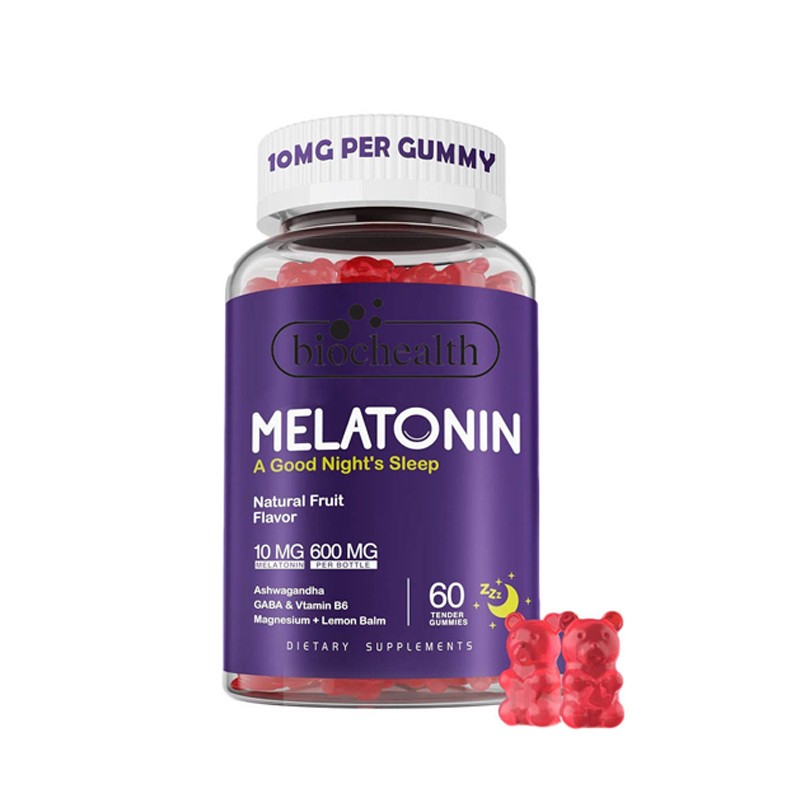 BIOCCHN Private Label Sleep Gummies Melatonin Bear Melatonin Gummies Nighttime Sleeping Aid Gummies for Adults