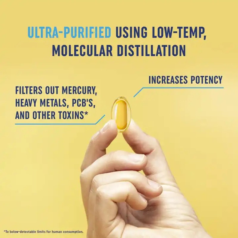 BIOCRICH OEM High in EPA and DHA Omega 3 Fish Oil Softgel Capsule for Men