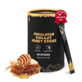 Private Label Organic Himalayan Shilajit Resin Sticks Organic Gold Grade Shilajit Extract Resin With Honey