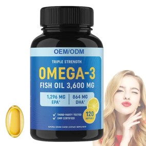 BIOCRICH OEM High in EPA and DHA Omega 3 Fish Oil Softgel Capsule for Men