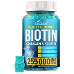Biocaro OEM Private Label Biotin Collagen Gummy Bear Hair Vitamins