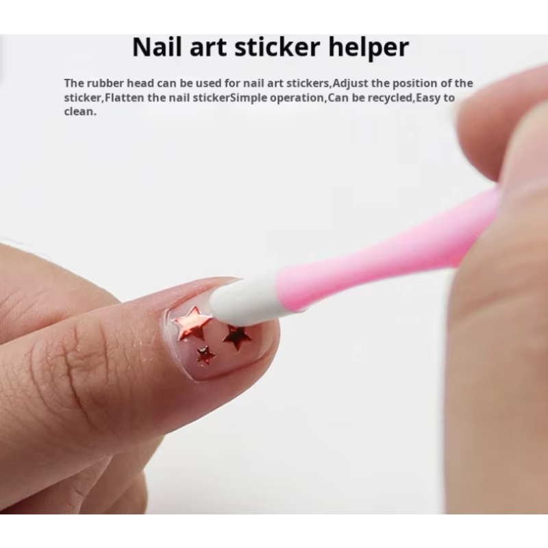 Double-Headed Stainless Steel Dead Fork Shovel Callus Eliminator Nail Care Tool Made of Durable Plastic