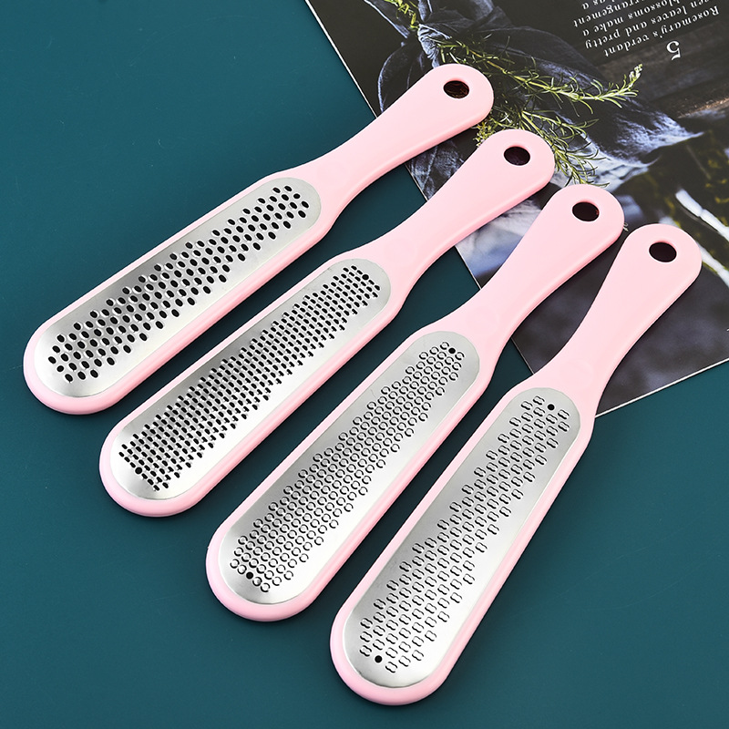High Quality Surgical Grade Stainless Steel Colossal Foot Rasp Long Handle File and Callus Remover for Foot Care Custom Logo