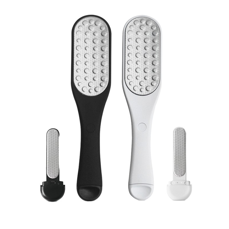 Professional 3 in 1 Foot Scrubber Rasp Pedicure Callus Remover Stainless Steel Foot File with Inlay Mini File