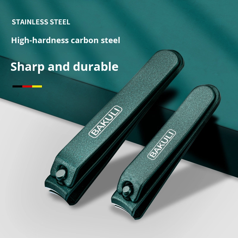 Leather Holster Nail Clipper Set Beauty Tool with Ear Scoop Eyebrow Scissors Tweezers for Dead Skin Pedicure Gift