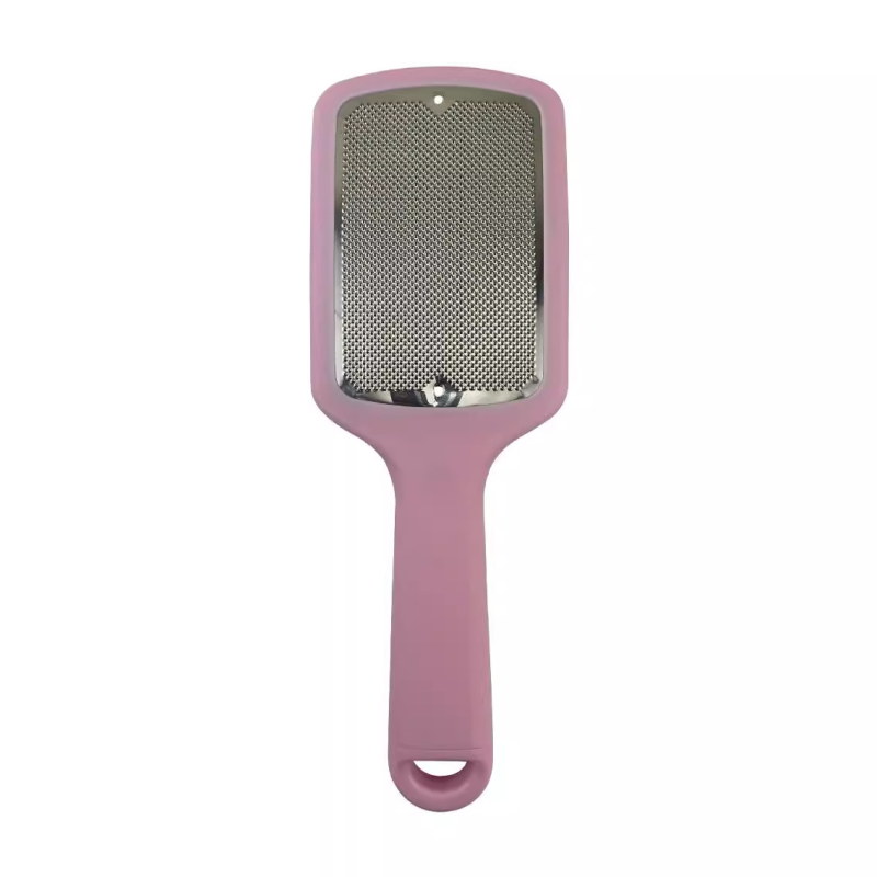 Professional   Foot File for Dead Skin Rasp Pedicure Callus Remover Plastic Handle Stainless Steel Foot Scrubbing Tool