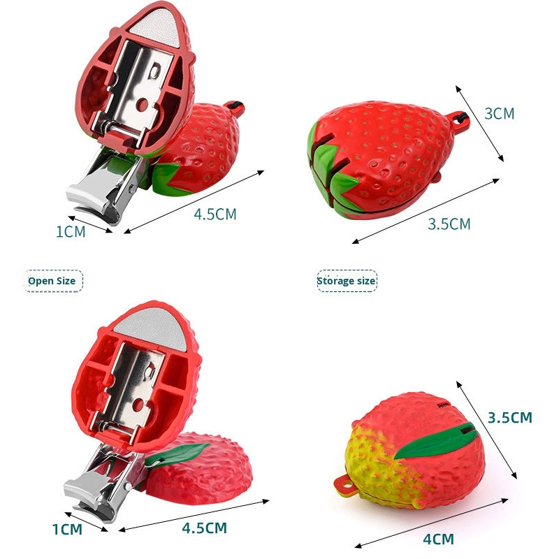 Creative Mini Stainless Steel Folding Nail Clippers Portable Transformers Key Pendant Design for Fingers and Toes Beauty