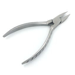 Steel Pedicure Pliers Straight Mouth Spring-Loaded Dead Skin Cuticle Clippers Nail Groove Toe Clipper Beauty Fingers Cuticles