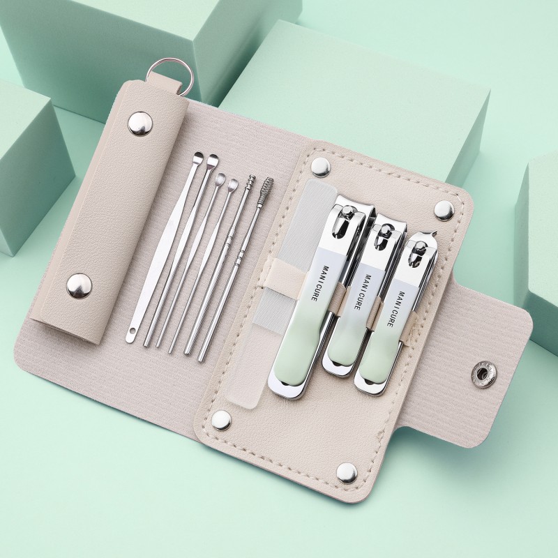 High Quality Gradient Steel Bevel Nail Clippers Set of Four for Pedicure and Nail Art Personal Care Finger Beauty Tool