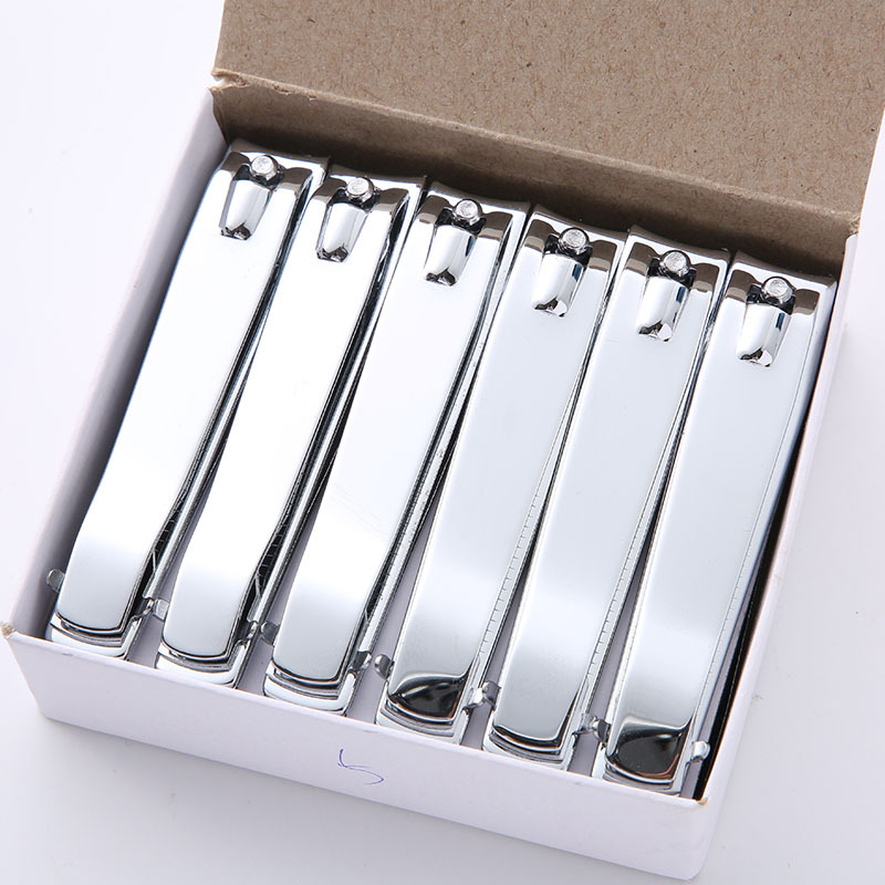 Single Household Premium Stainless Steel Nail Clippers Flat Mouth Bevel Design for Trimming Nails Premium Tool