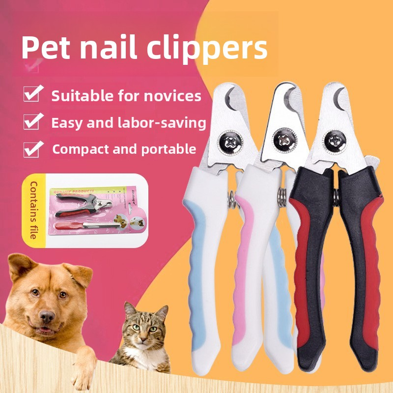 Professional Grooming Trimmer Kit Nail Clippers and Trimmer with Quick Safety Guard