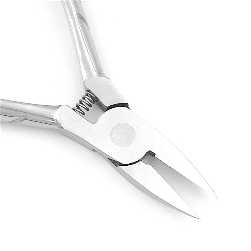 Steel Pedicure Pliers Straight Mouth Spring-Loaded Dead Skin Cuticle Clippers Nail Groove Toe Clipper Beauty Fingers Cuticles