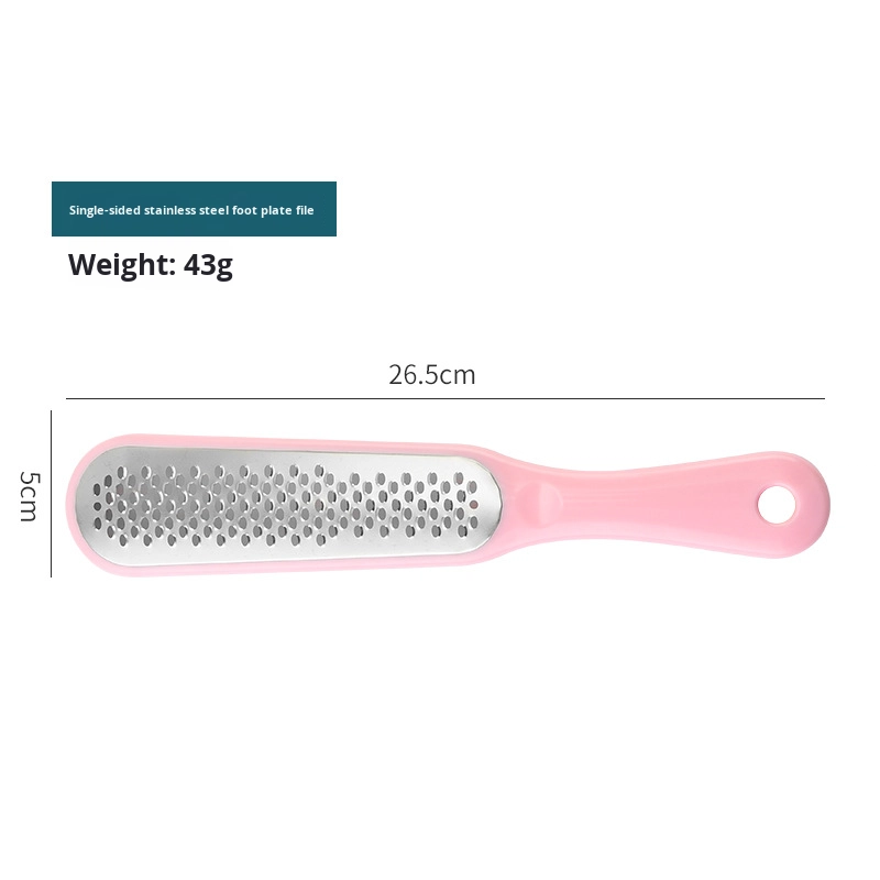 High Quality Surgical Grade Stainless Steel Colossal Foot Rasp Long Handle File and Callus Remover for Foot Care Custom Logo