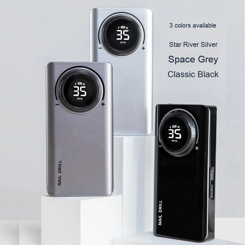 USB Rechargeable Electric Nail Grinder for Removal Polishing 45000rpm Speed Manicure Exfoliation Nail Drill Nailldrill201 Model