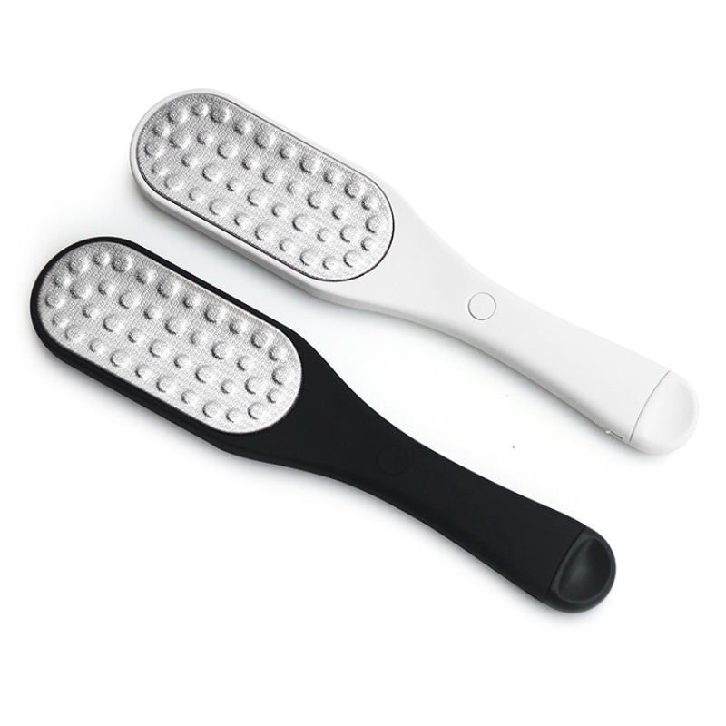 Professional 3 in 1 Foot Scrubber Rasp Pedicure Callus Remover Stainless Steel Foot File with Inlay Mini File