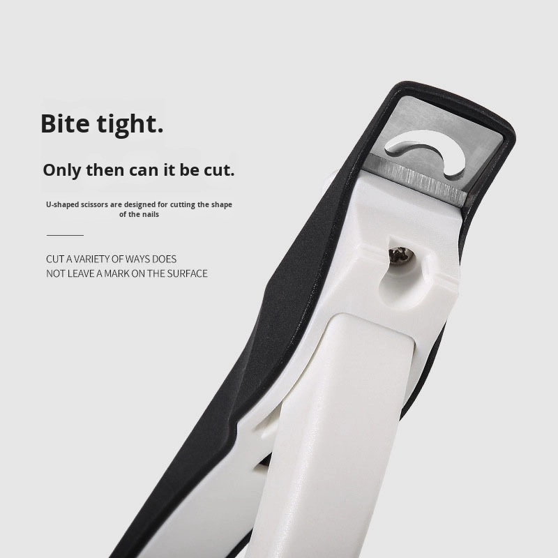 Wear Manicure Cut French Nail Piece DIY Phototherapy Extended U-Shaped Cut Splash-Proof Tool Stainless Steel Blade Plastic