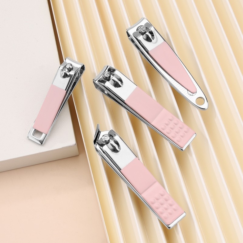 Stainless Steel Portable Manicure Nail Clippers Set Convenient Tool for Fingers and Toes Use