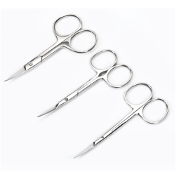 Customizable Russian-Style Manicure Scissors Classy Stainless Steel Curved Scissors Sharp Straight Blade for Dead Personal Care