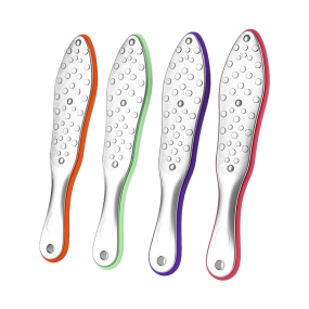 Factory Stainless Steel Double Sided Foot File Custom Logo Pedicure Tool for Dead Skin & Callus Removal Foot Care Tool