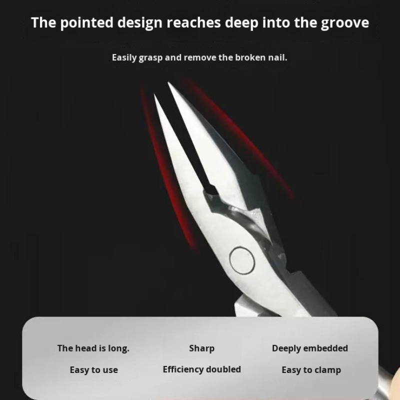 Super-Sharp Stainless Steel Nail Art Dead Skin Scissors Pedicure Tool for Effective Exfoliating of Dead Skin Fingers Toes Feet