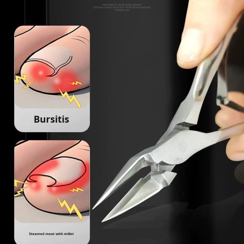 Super-Sharp Stainless Steel Nail Art Dead Skin Scissors Pedicure Tool for Effective Exfoliating of Dead Skin Fingers Toes Feet