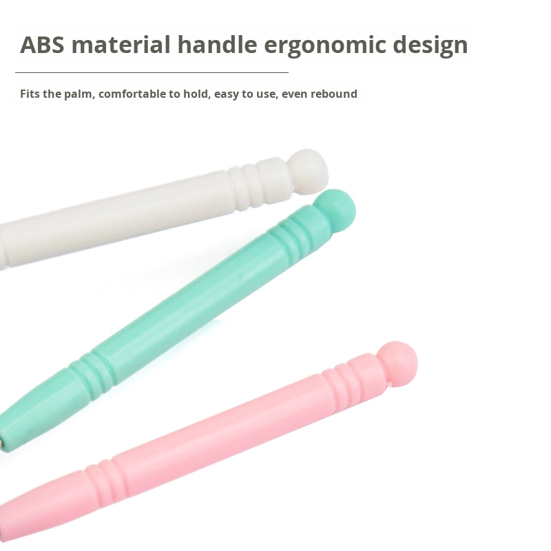 High Quality Plastic Handle Tongue Scraper Stainless Steel Reusable Oral Care Cleaning Tool Tongue Scrubber for Men and Women