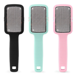 Custom Logo Pedicure Tool Stainless Steel Foot Rubbing Board for Callus Exfoliation Dead Skin Removal Foot Care Grinder Sole