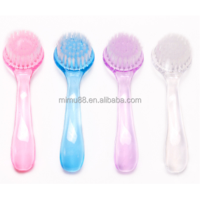 Hot Sale Professional Nail Art Tools Luxury Flat Acrylic Nail Dust Brush Long Handle Soft Polish Scrub Manicure Cleaning Brush