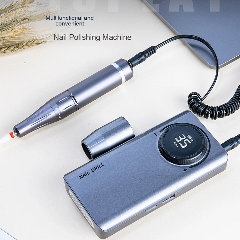 USB Rechargeable Electric Nail Grinder for Removal Polishing 45000rpm Speed Manicure Exfoliation Nail Drill Nailldrill201 Model