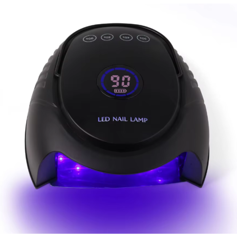 Customized 64W Cordless Professional Cure LED UV Nail Lamp Light-Up Logo Rechargeable Nail Dryer with Private Label for Home Use