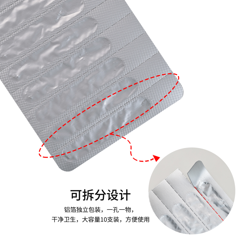 10-Piece Individually Packaged Nail Drill Aluminum Foil Diamond Grinding Heads Open Pocket Nail