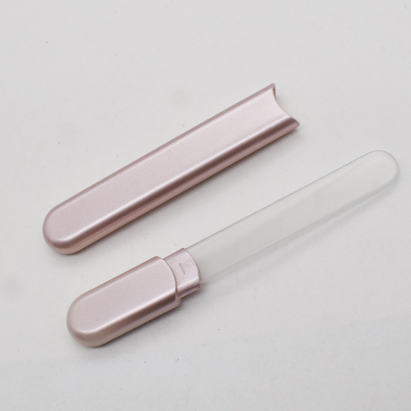 High Quality Custom Logo Portable Nano Glass Nail File Double-Sided Crystal Glass for Salon Use Manicure Tool