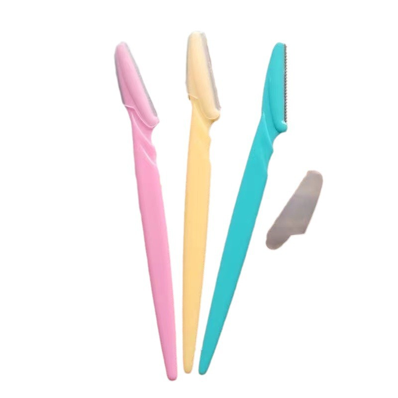 Special One-Card Three-Blade Eyebrow Scraper Beauty Makeup Tool for Shaving Mode Eyebrow Repair Eyebrow Trimmer