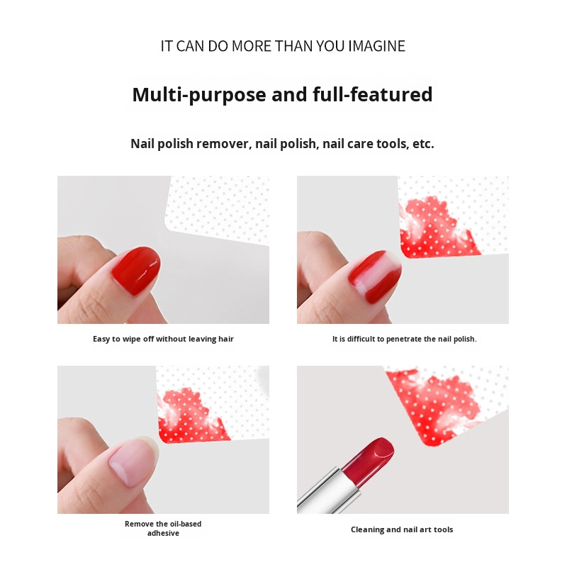 Manicure Cleaning Cotton Pieces for Eyelash Glue Bottle and Nail Armor Wash Wiping Removal Nail Supplies