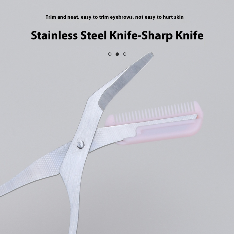 Hot Sale Beauty Straight and Curved Edge Stainless Steel Razor Sharp Point with Plastic Handle