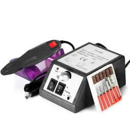 20000rpm Stainless Steel Manicure Tool Nail Drill Machine & File Polisher for Professional Nail Art