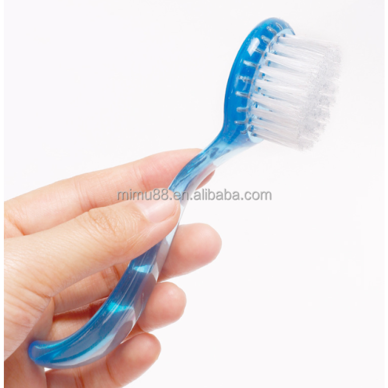 Hot Sale Professional Nail Art Tools Luxury Flat Acrylic Nail Dust Brush Long Handle Soft Polish Scrub Manicure Cleaning Brush