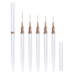 Supply Soft Kolinsky Acrylic Steel Needle Tube Nail Art Pen Set Flower Painting & Line Drawing Pen for Manicure Acrylic Nail Art