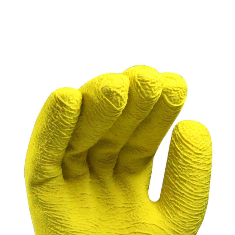 Work Gloves - Polyester Knitted Latex Factory