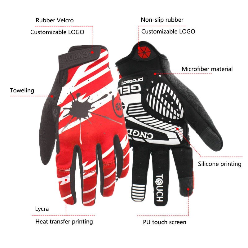 Motorcycle Gloves - Custom Logo Lightweight Factory