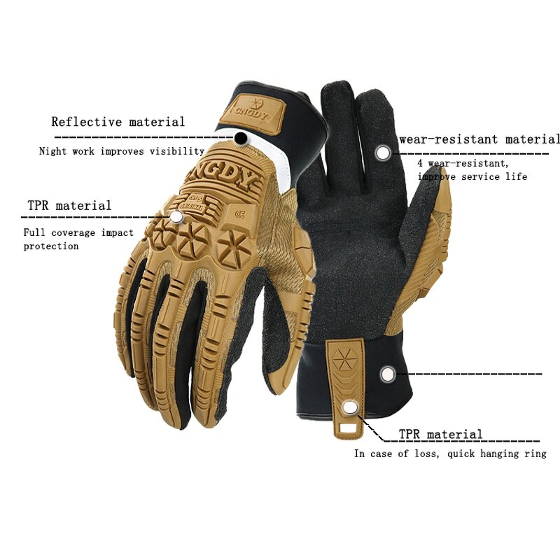 Work Gloves - CE Anti Cut Custom Logo Factory